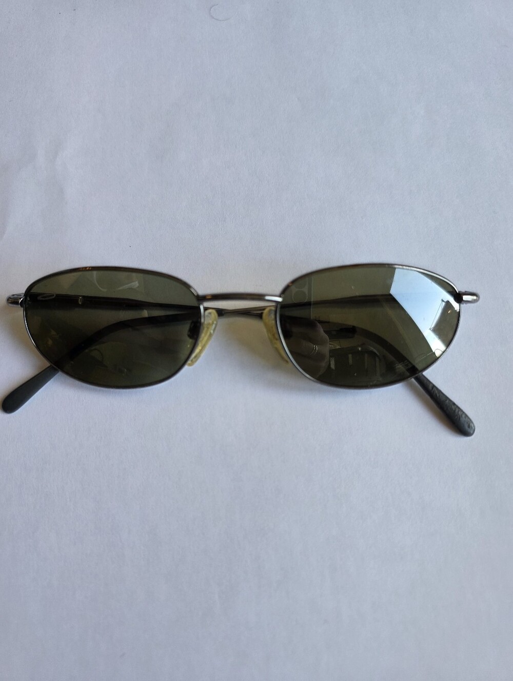 Y2K Vintage Serengeti Colored Lense Oval 90s Sunglasses